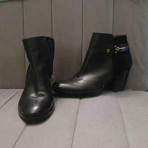 Black ankle boots